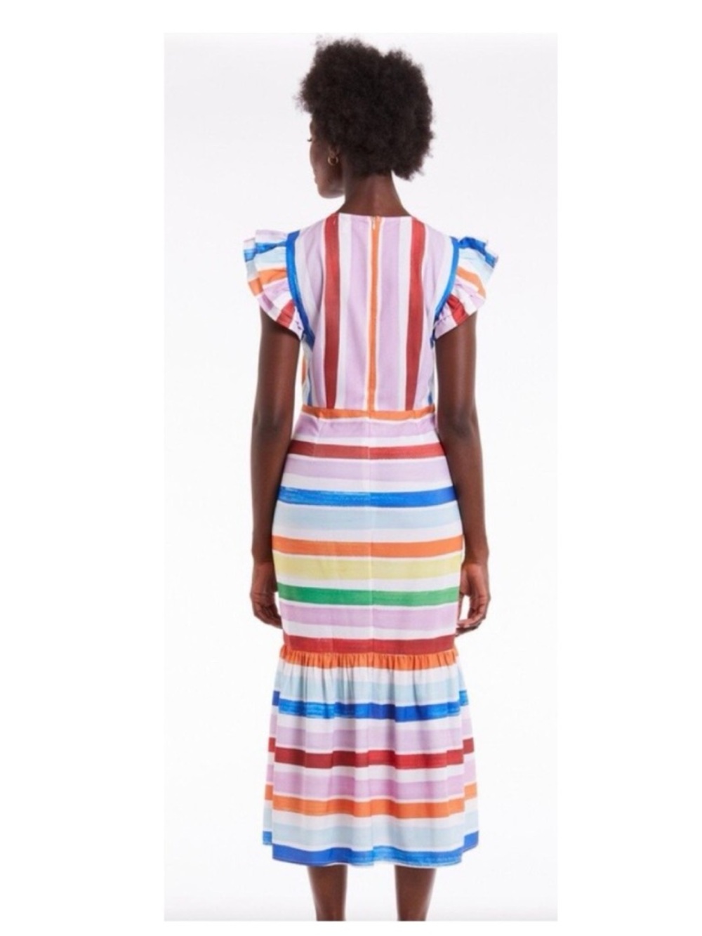 NWT Never Fully Dressed Suki Stripe Frida Dress  Size 6 - Picture 4 of 15